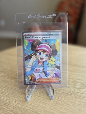 Rosa's Encouragement Pokémon Trainer Card - Colorful Holo Pokemon Full Art